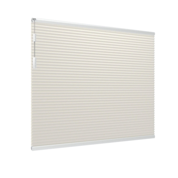 GAMMA dubbel plisségordijn gewoon raam 8221 creme verduisterend op maat
