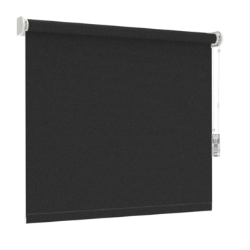 GAMMA rolgordijn draaikiepraam hout 1067 zwart lichtdoorlatend op maat