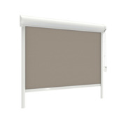 GAMMA rolgordijn draaikiepraam kunststof of aluminium 1185 bruin verduisterend op maat