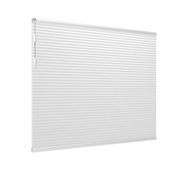 GAMMA dubbel plisségordijn gewoon raam 8219 wit verduisterend op maat