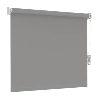 GAMMA rolgordijn draaikiepraam hout 1168 donker grijs verduisterend op maat