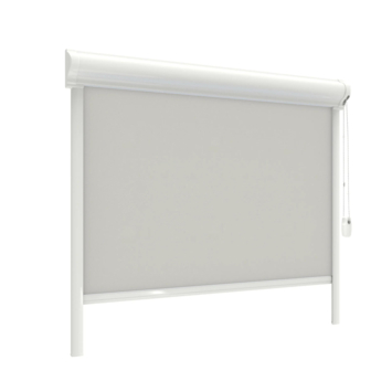 GAMMA rolgordijn draaikiepraam kunststof of aluminium 1165 grijs verduisterend op maat