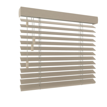 GAMMA houten jaloezie gewoon raam 6138 beige 50mm  op maat