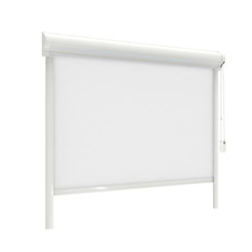 GAMMA rolgordijn draaikiepraam kunststof of aluminium 1076 wit lichtdoorlatend op maat