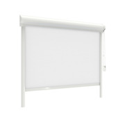 GAMMA rolgordijn draaikiepraam kunststof of aluminium 1076 wit lichtdoorlatend op maat