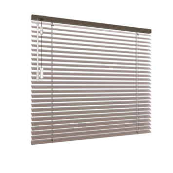 GAMMA aluminium jaloezie draaikiepraam kunststof of aluminium 5134 bruin 25mm  op maat