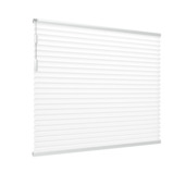 GAMMA enkel plisségordijn gewoon raam 7215 wit lichtdoorlatend op maat