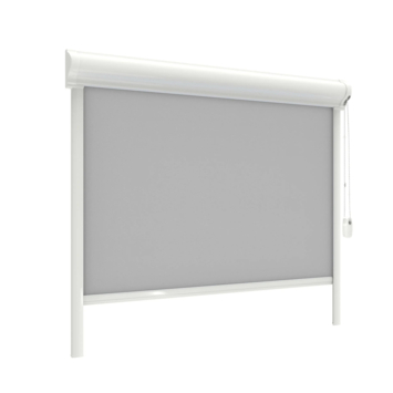 GAMMA rolgordijn draaikiepraam kunststof of aluminium 1166 grijs verduisterend op maat