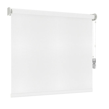 GAMMA rolgordijn draaikiepraam hout 1063 wit lichtdoorlatend op maat