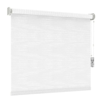 GAMMA rolgordijn draaikiepraam hout 1082 wit lichtdoorlatend op maat