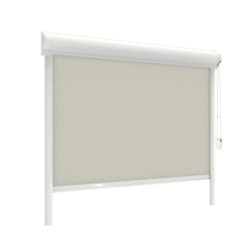 GAMMA rolgordijn draaikiepraam kunststof of aluminium 1161 licht taupe verduisterend op maat