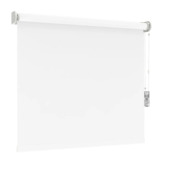 GAMMA rolgordijn draaikiepraam hout 1164 wit verduisterend op maat