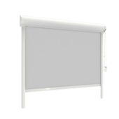 GAMMA rolgordijn draaikiepraam kunststof of aluminium 1064 wit lichtdoorlatend op maat