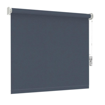GAMMA rolgordijn draaikiepraam hout 1173 donker blauw verduisterend op maat