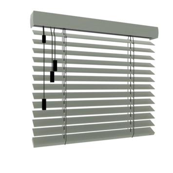 GAMMA houten jaloezie gewoon raam 6136 groen 50mm  op maat