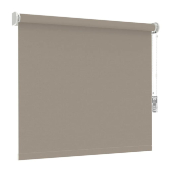 GAMMA rolgordijn draaikiepraam hout 1185 bruin verduisterend op maat