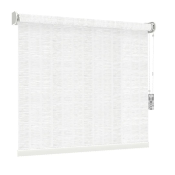 GAMMA rolgordijn draaikiepraam hout 1074 wit lichtdoorlatend op maat