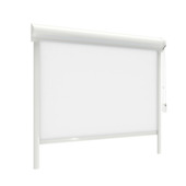 GAMMA rolgordijn draaikiepraam kunststof of aluminium 1159 wit verduisterend op maat