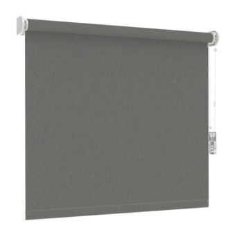 GAMMA rolgordijn draaikiepraam hout 1056 donker grijs lichtdoorlatend op maat