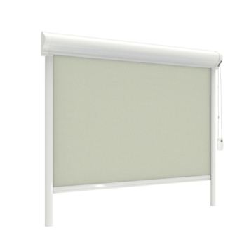 GAMMA rolgordijn draaikiepraam kunststof of aluminium 1080 licht groen lichtdoorlatend op maat