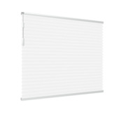 GAMMA enkel plisségordijn gewoon raam 7229 wit lichtdoorlatend op maat