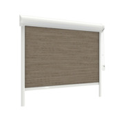 GAMMA rolgordijn draaikiepraam kunststof of aluminium 1072 licht bruin lichtdoorlatend op maat