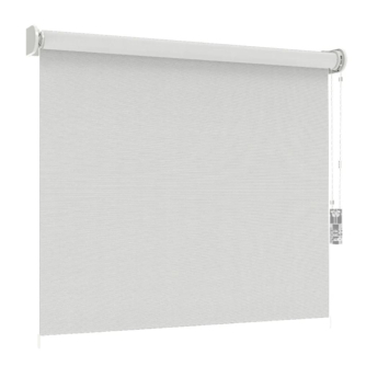GAMMA rolgordijn draaikiepraam hout 1152 wit verduisterend op maat