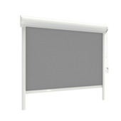 GAMMA rolgordijn draaikiepraam kunststof of aluminium 1052 donker grijs lichtdoorlatend op maat