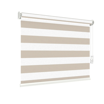 GAMMA duo rolgordijn gewoon raam 4024 taupe lichtdoorlatend op maat