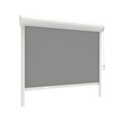 GAMMA rolgordijn draaikiepraam kunststof of aluminium 1168 donker grijs verduisterend op maat