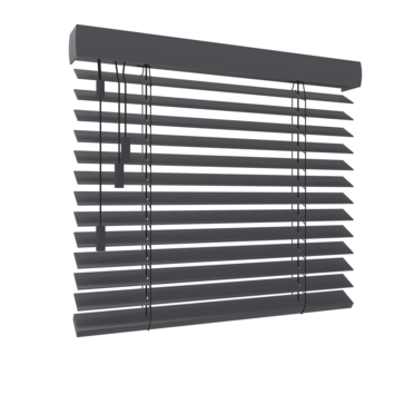 GAMMA houten jaloezie gewoon raam 6113 antraciet 50 mm