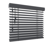 GAMMA houten jaloezie gewoon raam 6113 antraciet 50 mm