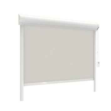 GAMMA rolgordijn draaikiepraam kunststof of aluminium 1155 licht taupe verduisterend op maat