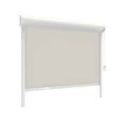 GAMMA rolgordijn draaikiepraam kunststof of aluminium 1155 licht taupe verduisterend op maat