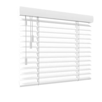 GAMMA houten jaloezie gewoon raam 6107 ijswit 50 mm