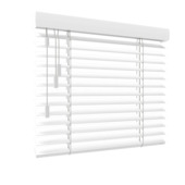 GAMMA houten jaloezie gewoon raam 6107 ijswit 50 mm