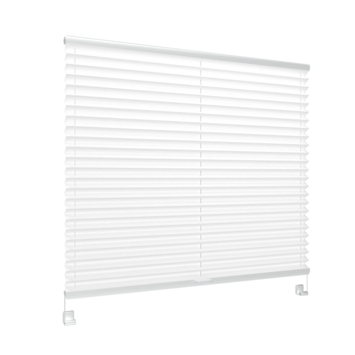 GAMMA enkel plisségordijn draaikiepraam hout 7221 wit lichtdoorlatend op maat