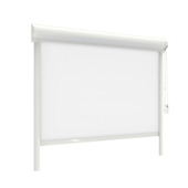 GAMMA rolgordijn draaikiepraam kunststof of aluminium 1164 wit verduisterend op maat
