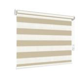 GAMMA duo rolgordijn gewoon raam 4026 licht beige lichtdoorlatend op maat