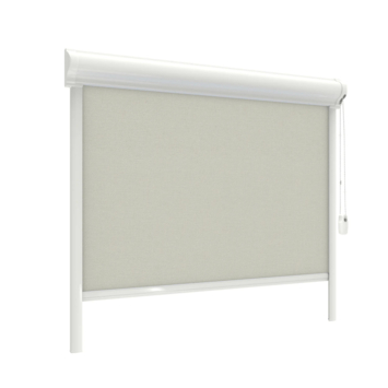 GAMMA rolgordijn draaikiepraam kunststof of aluminium 1073 beige verduisterend op maat