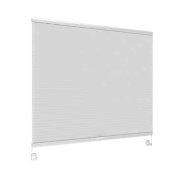 GAMMA dubbel plisségordijn lichtdoorlatend draaikiepraam kunststof/aluminium 8101 ijswit