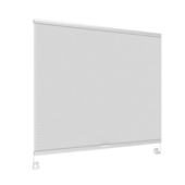 GAMMA dubbel plisségordijn lichtdoorlatend draaikiepraam kunststof/aluminium 8101 ijswit