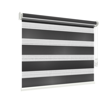 GAMMA duo rolgordijn deels verduisterend gewoon raam 4007 zwart