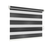 GAMMA duo rolgordijn deels verduisterend gewoon raam 4007 zwart