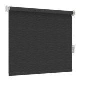 GAMMA rolgordijn verduisterend draaikiepraam hout 1144 zwart