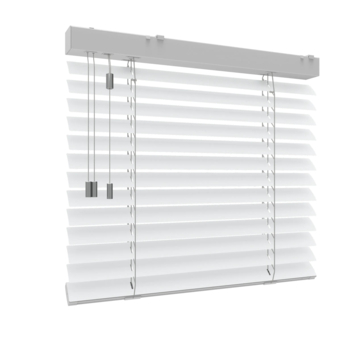 GAMMA aluminium jaloezie gewoon raam 5226 mat wit 50 mm