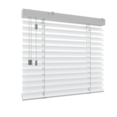 GAMMA aluminium jaloezie gewoon raam 5226 mat wit 50 mm