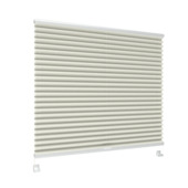 GAMMA enkel plisségordijn lichtdoorlatend draaikiepraam hout 7134 beige