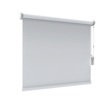 GAMMA rolgordijn verduisterend draaikiepraam hout 1123 wit