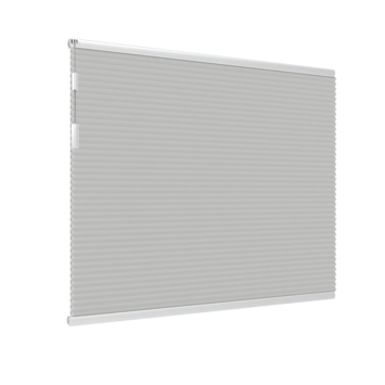 GAMMA dubbel plisségordijn verduisterend gewoon raam 8214 lichtgrijs